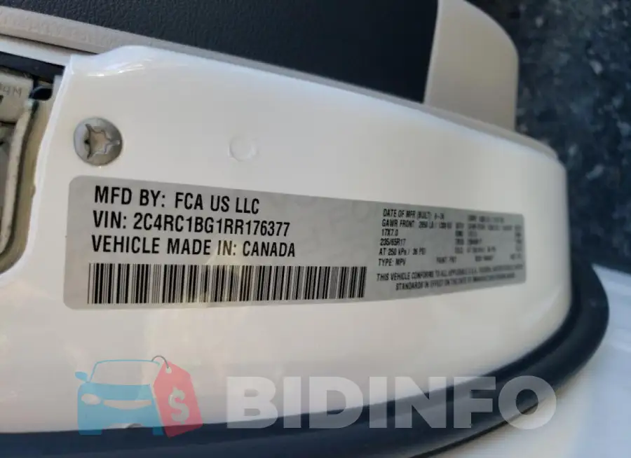 2C4RC1BG1RR176377 Photo# 10
