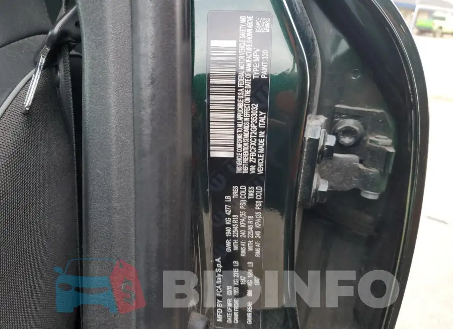 ZFBCFXCT2GP353032 Photo# 13