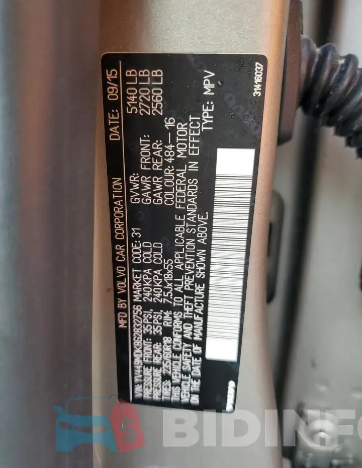 YV449MDK8G2832756 Photo# 13