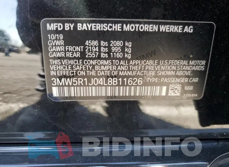 3MW5R1J04L8B11626 Photo# 12