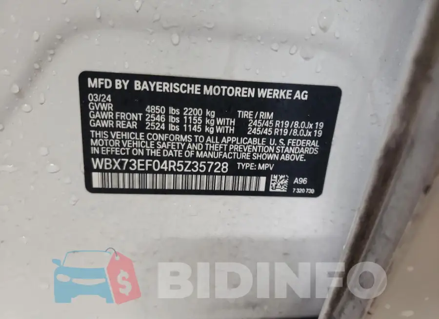 WBX73EF04R5Z35728 Photo# 13