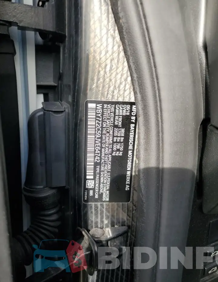 WBY7Z2C59JVE64742 Photo# 13