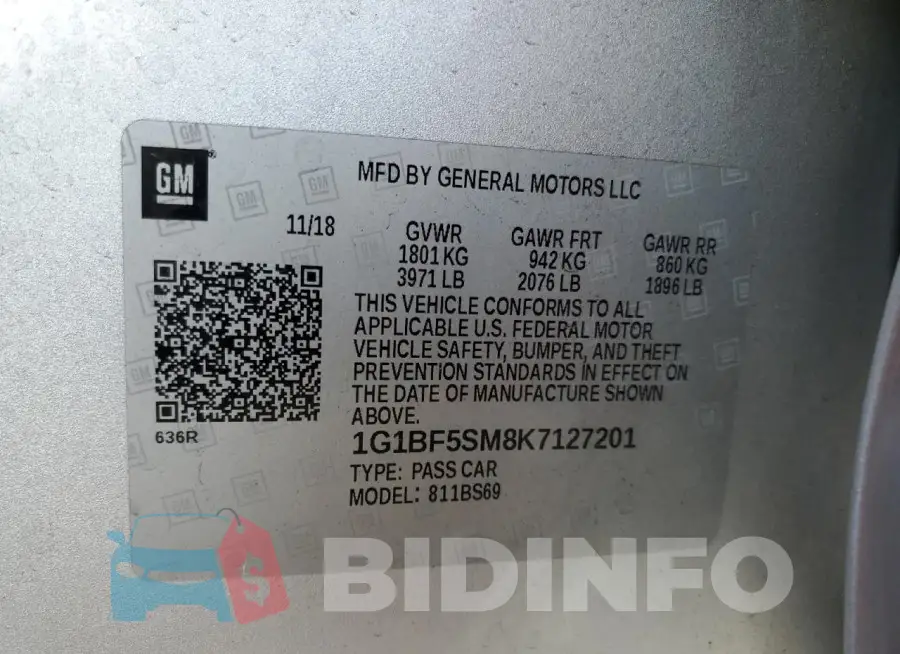 1G1BF5SM8K7127201 Photo# 13