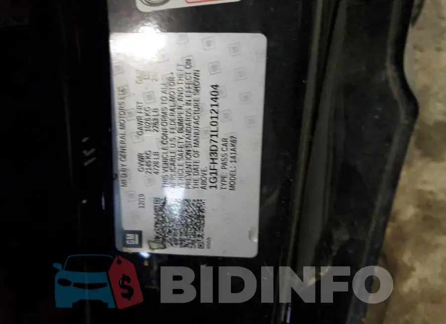 1G1FH3D71L0121404 Photo# 12