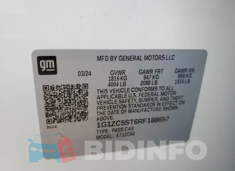 1G1ZC5ST6RF188657 Photo# 12