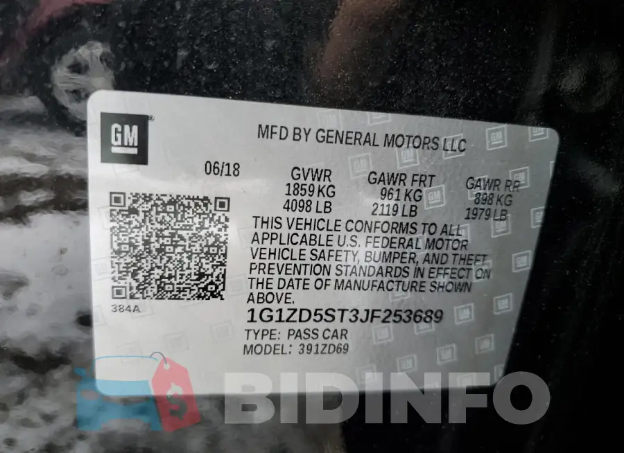 1G1ZD5ST3JF253689 Photo# 12