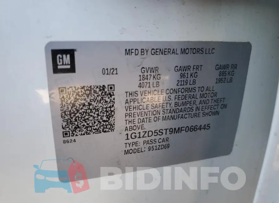 1G1ZD5ST9MF066445 Photo# 12