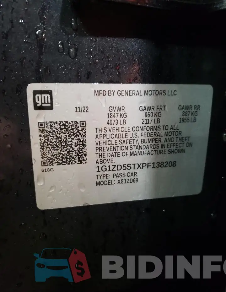 1G1ZD5STXPF138208 Photo# 12