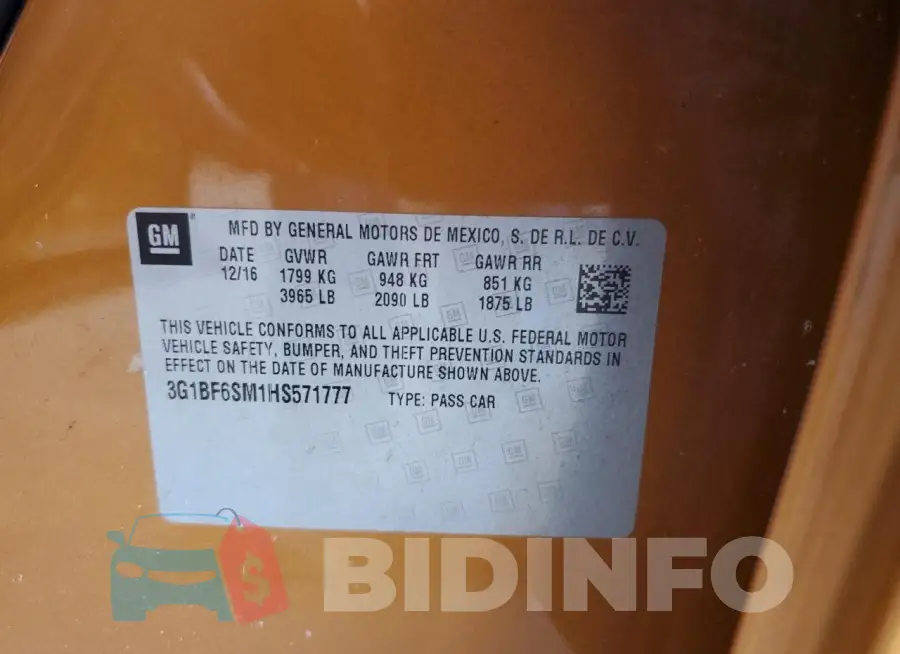 3G1BF6SM1HS571777 Photo# 12