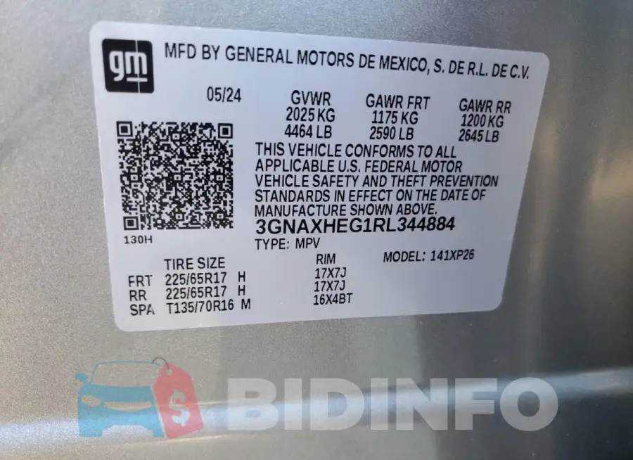 3GNAXHEG1RL344884 Photo# 13