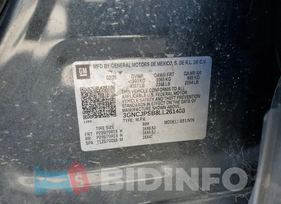 3GNCJPSB8LL261408 Photo# 14