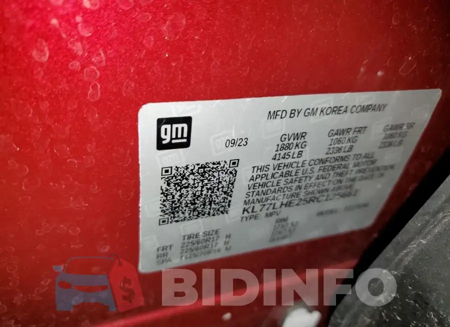 KL77LHE25RC135661 Photo# 13