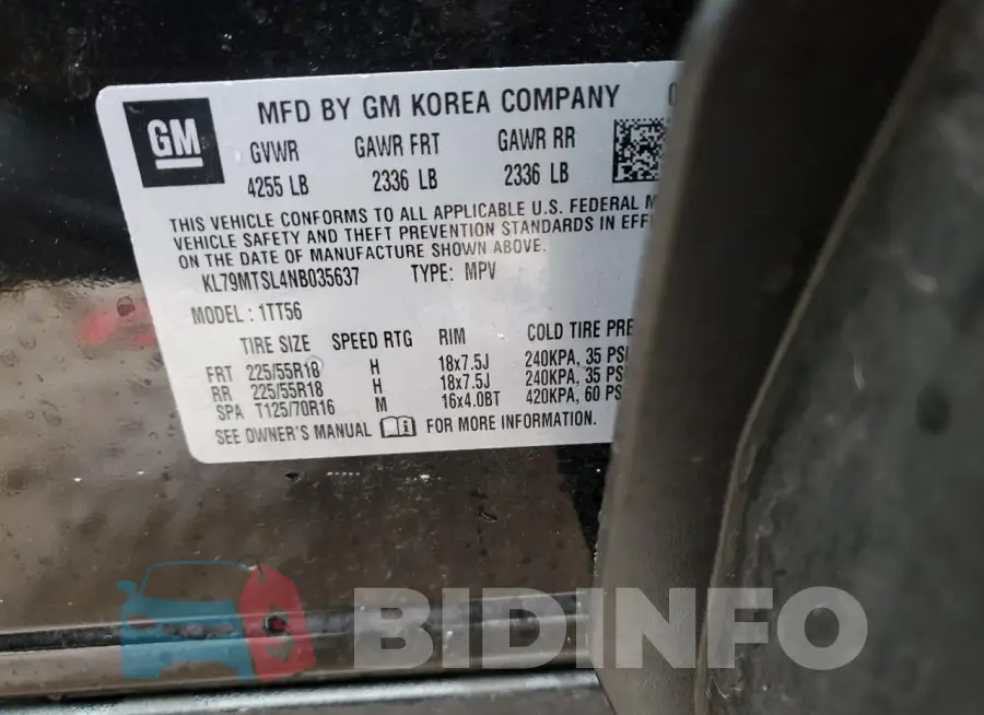 KL79MTSL4NB035637 Photo# 12