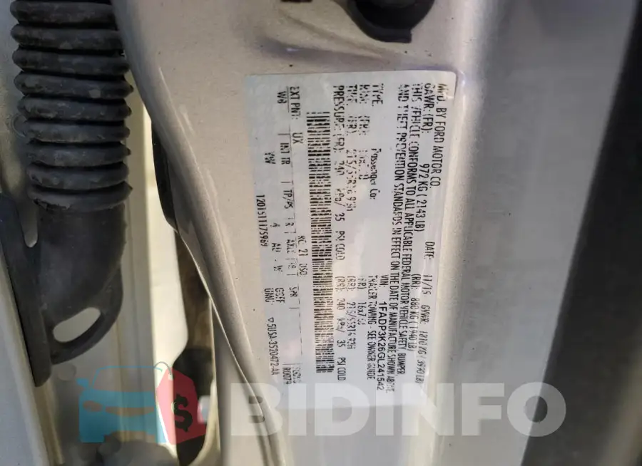 1FADP3K26GL241542 Photo# 12