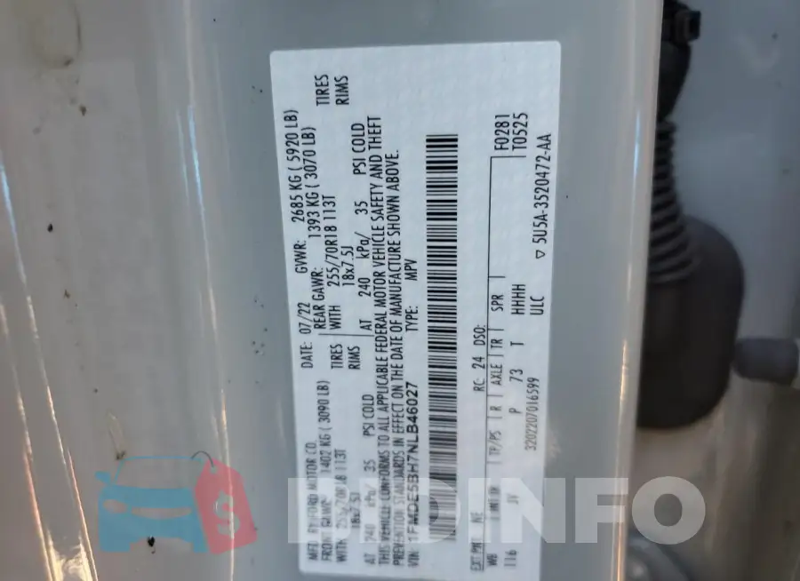 1FMDE5BH7NLB46027 Photo# 13