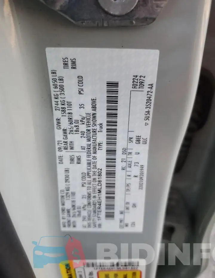 1FTER4EH1MLD81802 Photo# 12