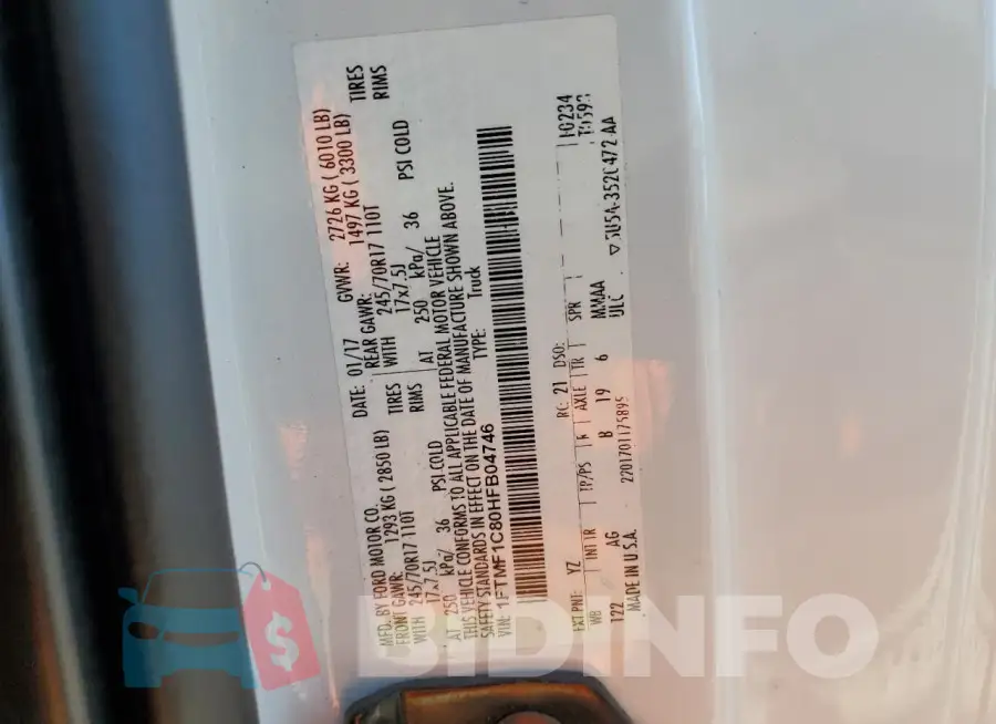 1FTMF1C80HFB04746 Photo# 12
