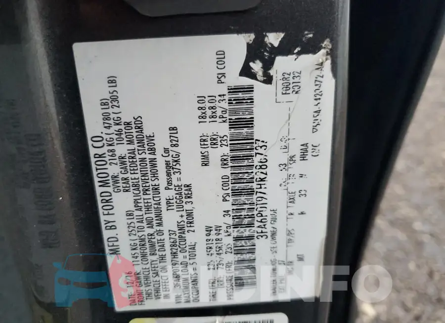 3FA6P0T97HR286737 Photo# 12