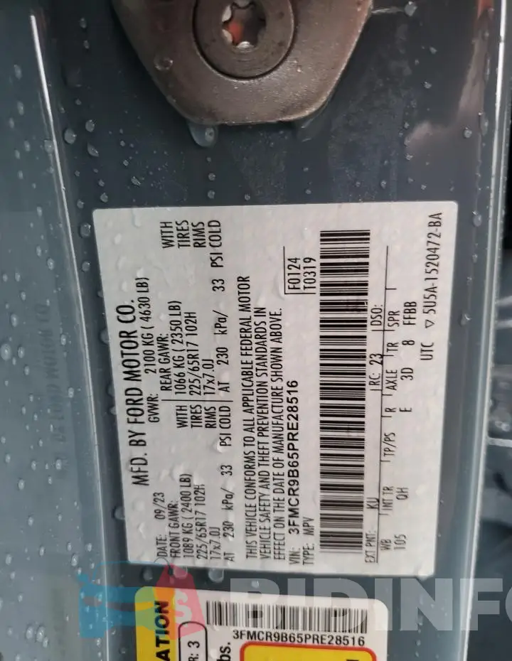3FMCR9B65PRE28516 Photo# 13