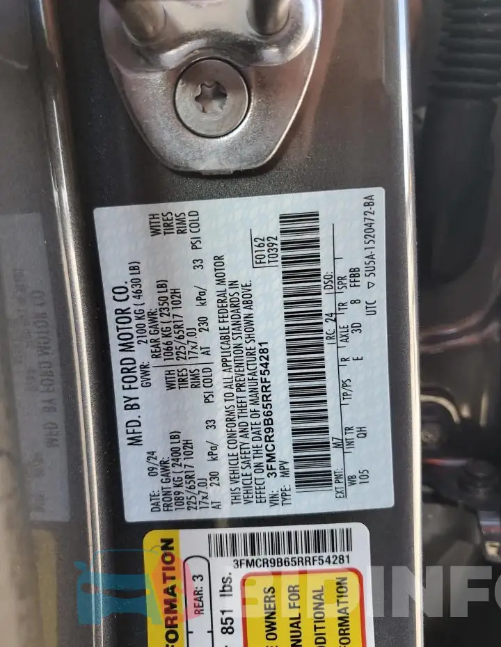 3FMCR9B65RRF54281 Photo# 14