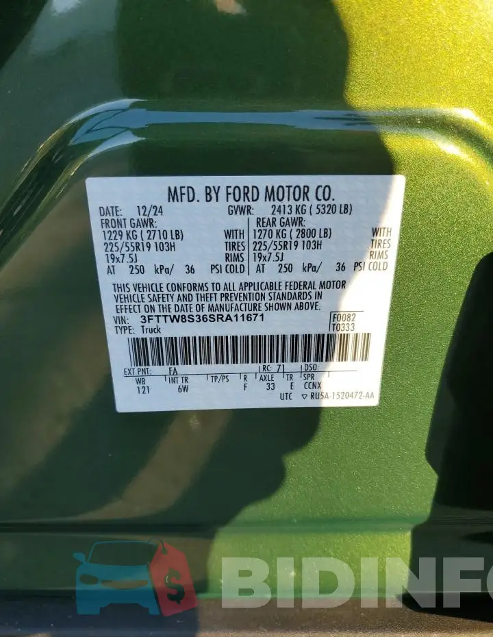 3FTTW8S36SRA11671 Photo# 12