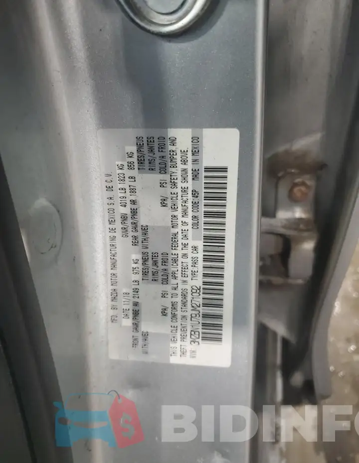3MZBN1U79JM271092 Photo# 12