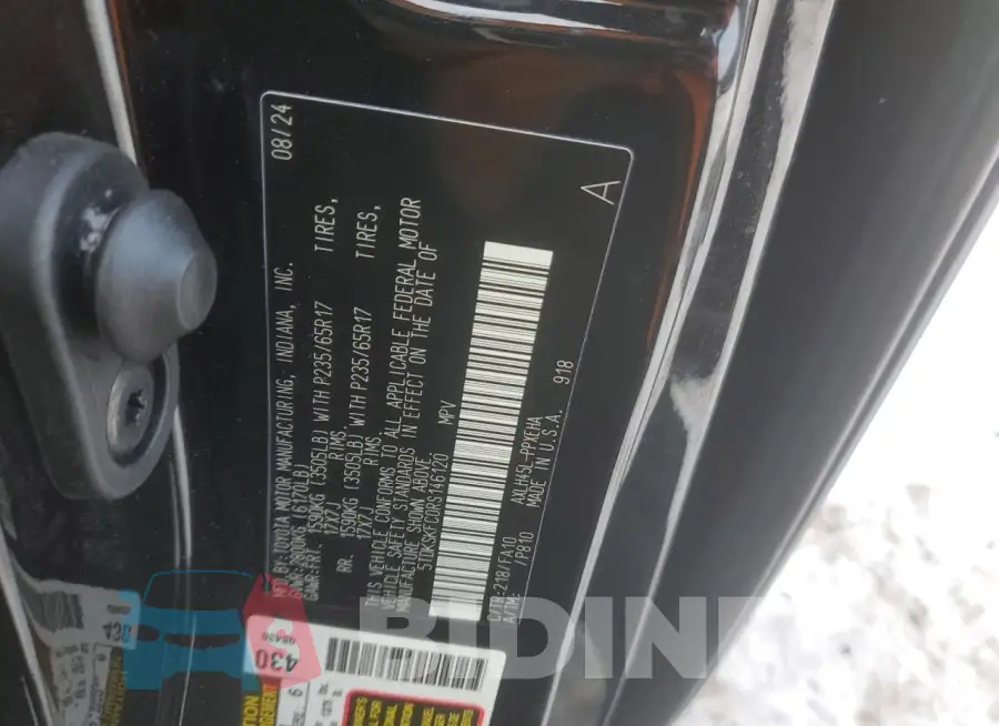 5TDKSKFC0RS146120 Photo# 12