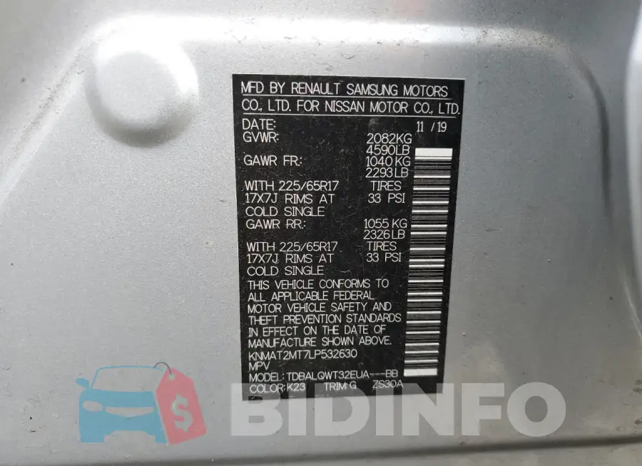 KNMAT2MT7LP532630 Photo# 13