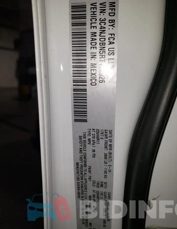 3C4NJDBN5RT156926 Photo# 13