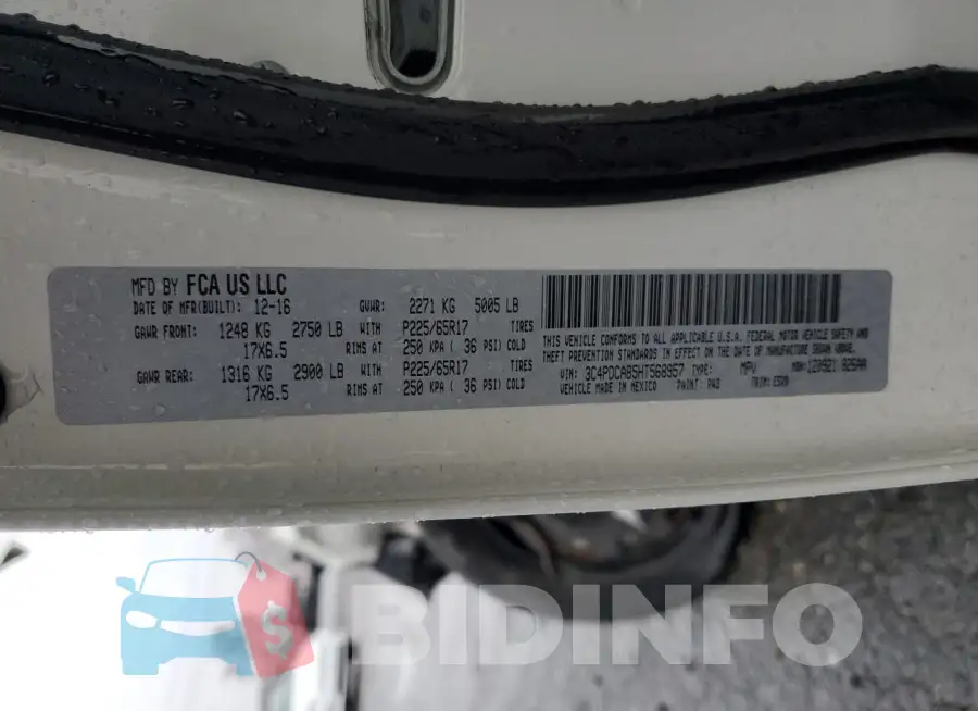 3C4PDCAB5HT568957 Photo# 13