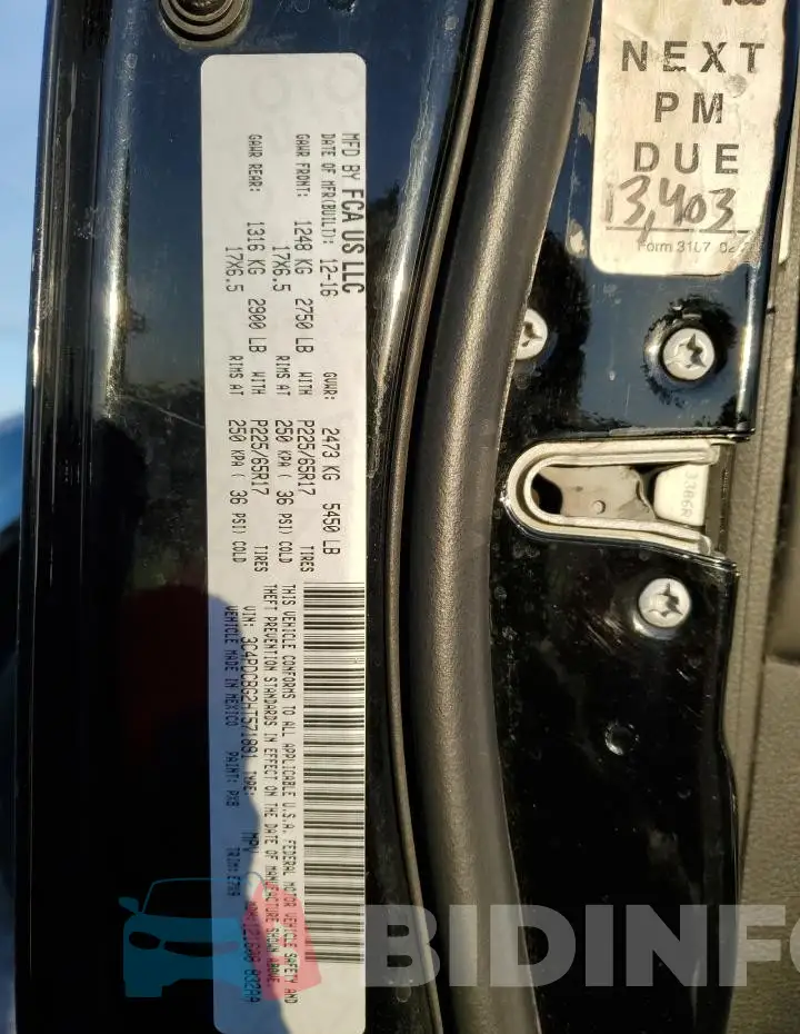 3C4PDCBG2HT571891 Photo# 13