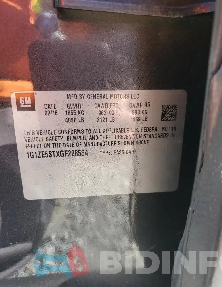1G1ZE5STXGF228584 Photo# 12