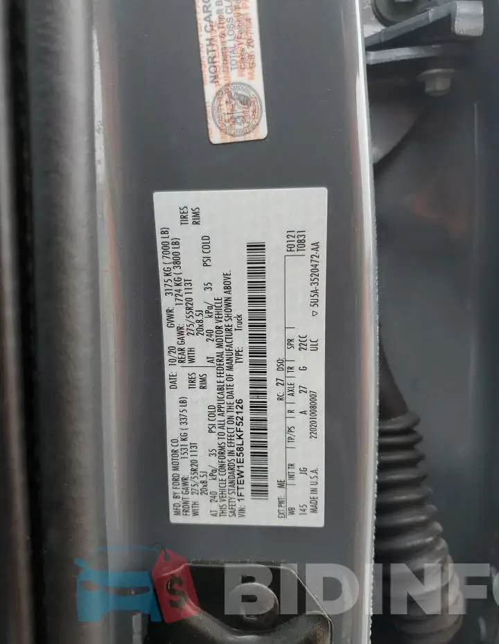 1FTEW1E58LKF52126 Photo# 12