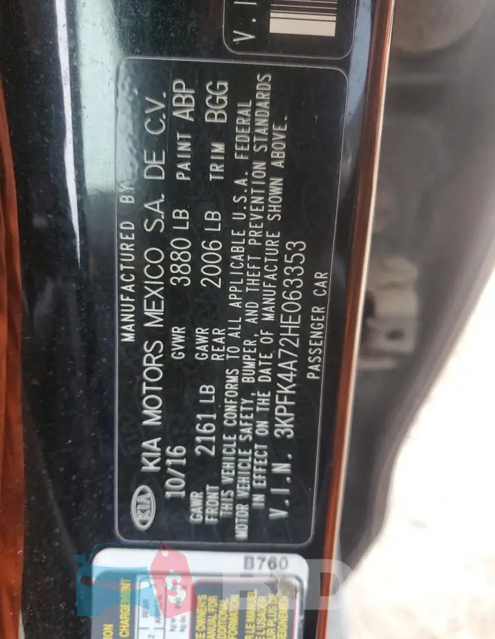3KPFK4A72HE063353 Photo# 12