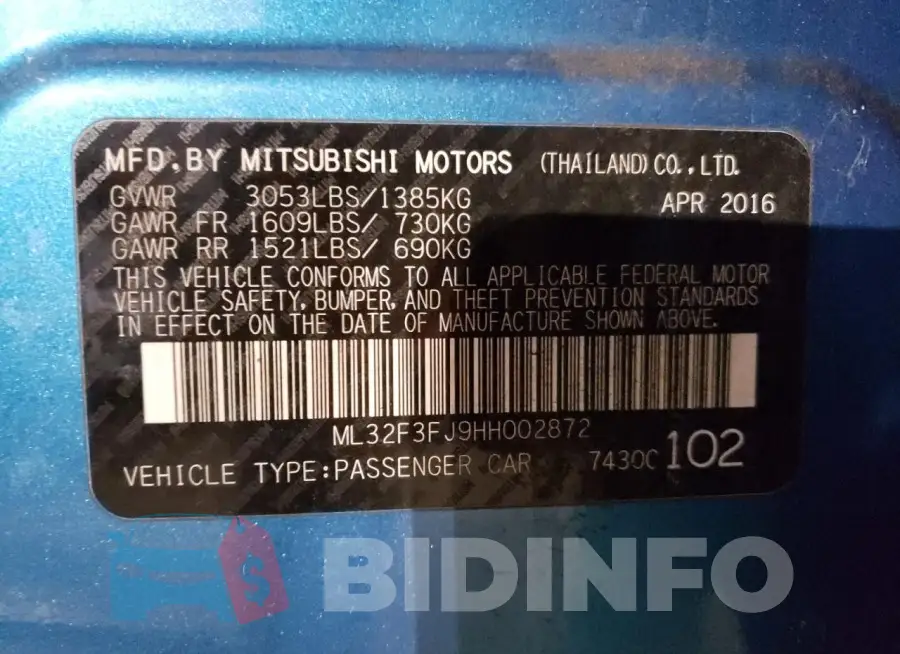 ML32F3FJ9HH002872 Photo# 12