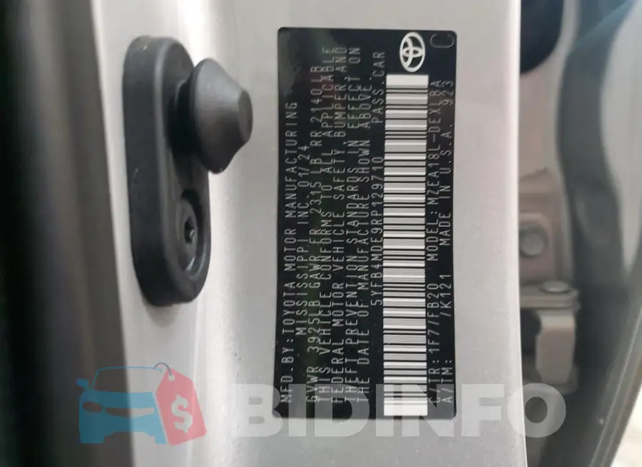 5YFB4MDE9RP129710 Photo# 12