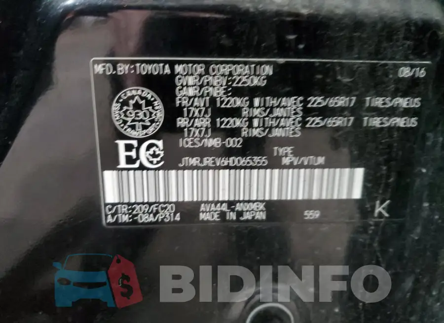 JTMRJREV6HD065355 Photo# 13