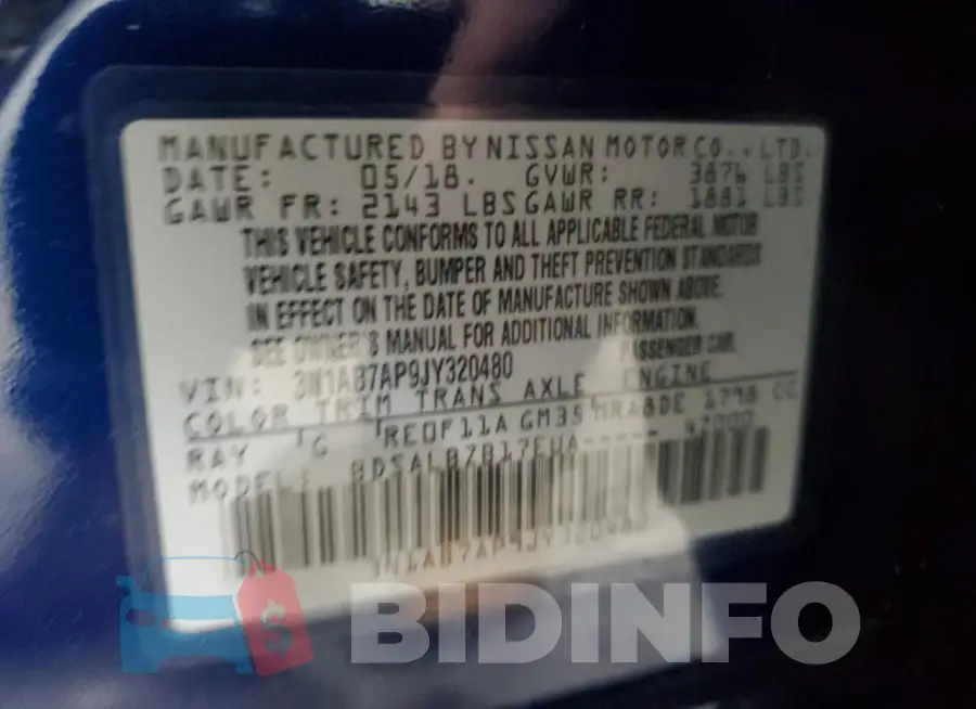 3N1AB7AP9JY320480 Photo# 12