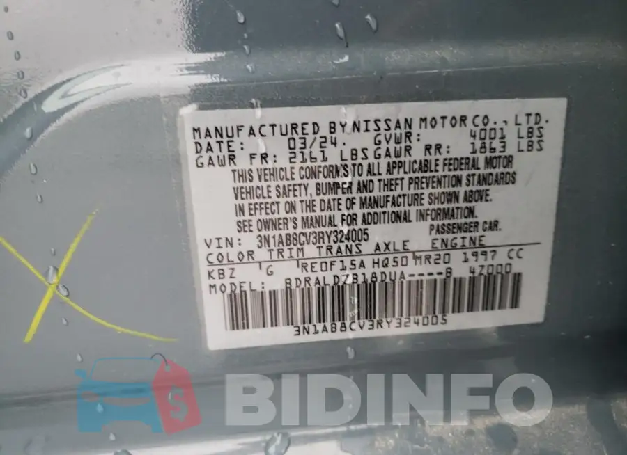 3N1AB8CV3RY324005 Photo# 12