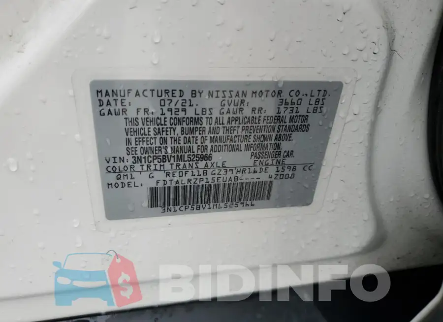 3N1CP5BV1ML525966 Photo# 13