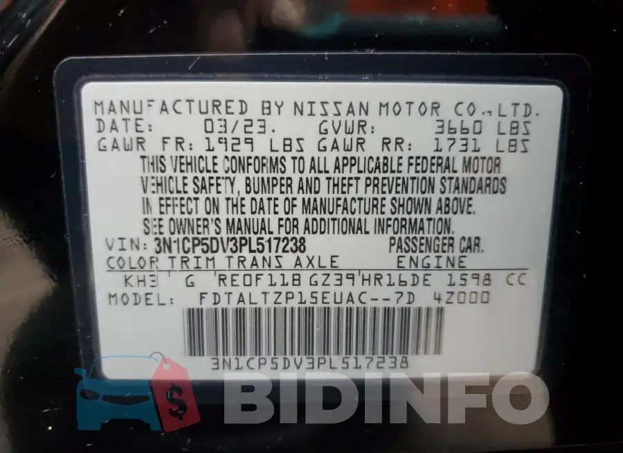 3N1CP5DV3PL517238 Photo# 12