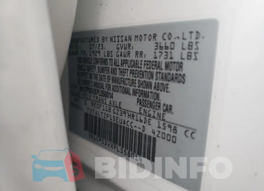3N1CP5DVXPL558014 Photo# 13