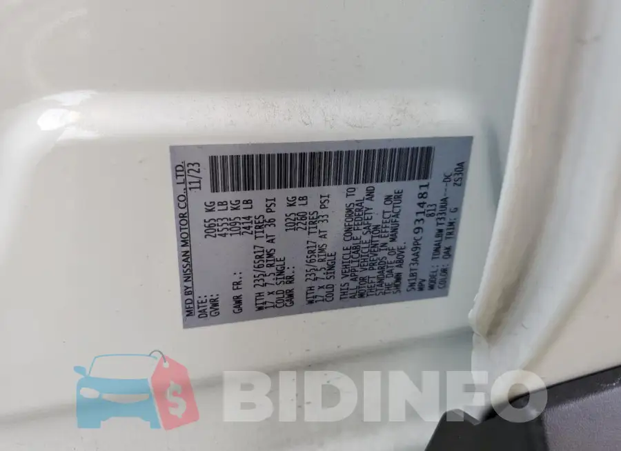 5N1BT3AA9PC931481 Photo# 12