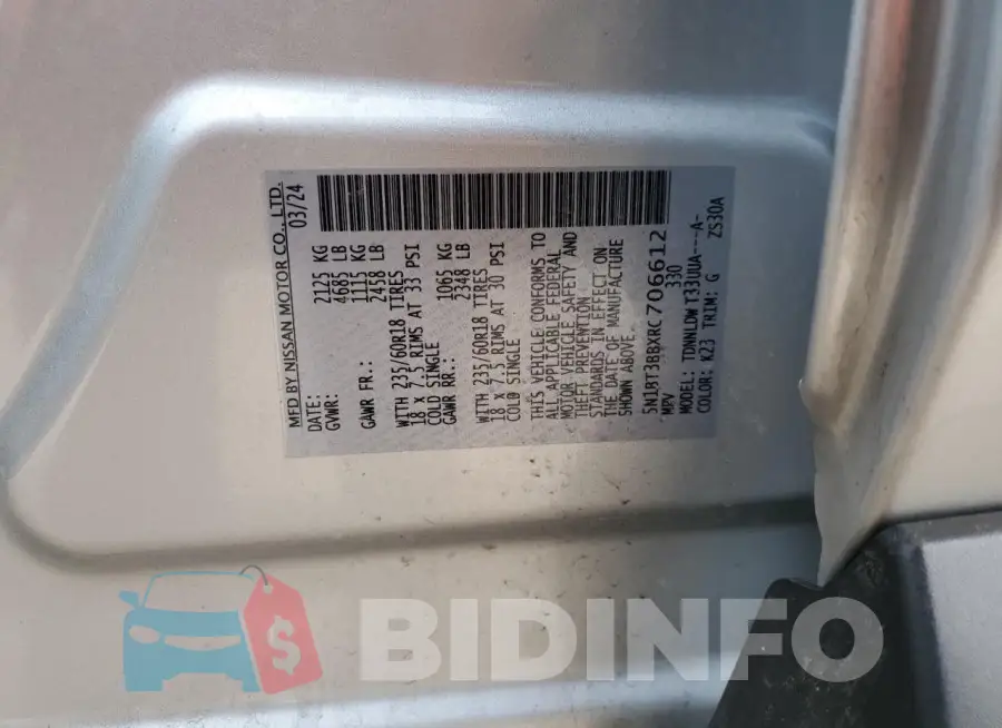 5N1BT3BBXRC706612 Photo# 13