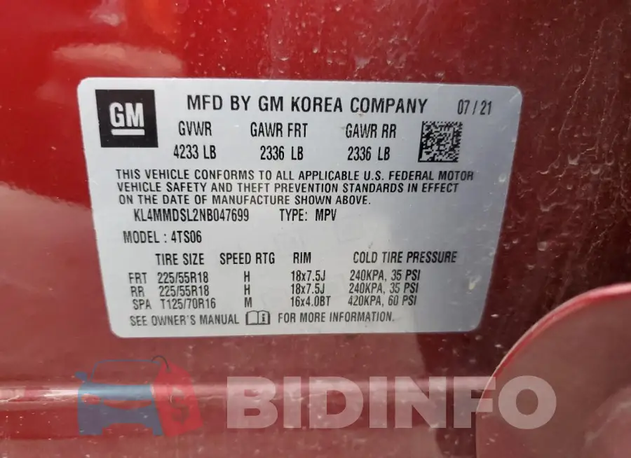 KL4MMDSL2NB047699 Photo# 13