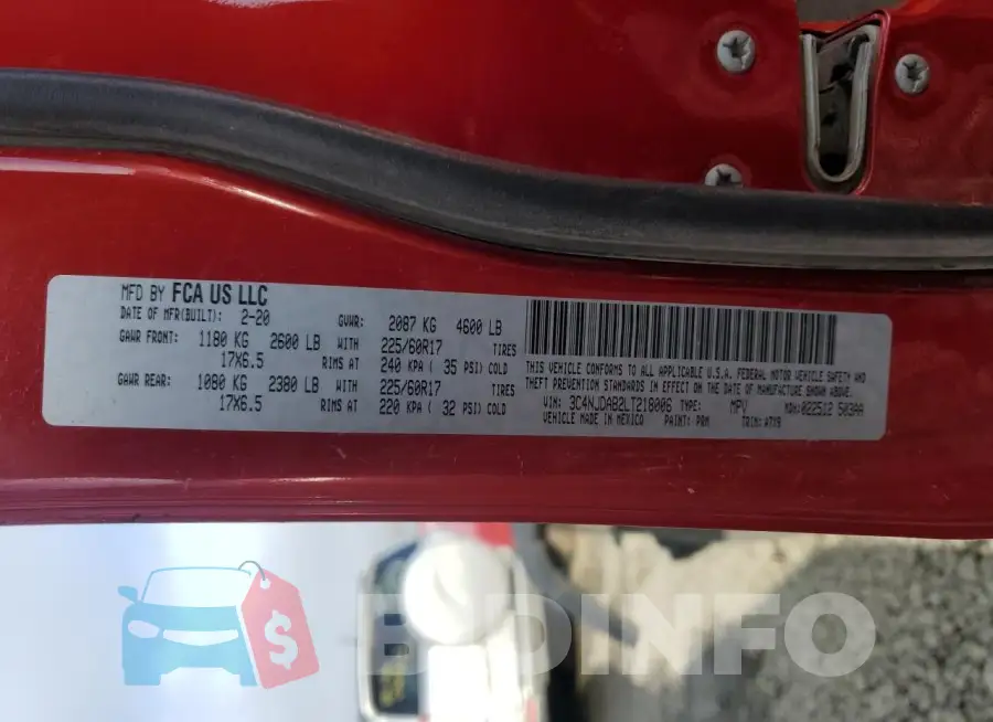 3C4NJDAB2LT218006 Photo# 13