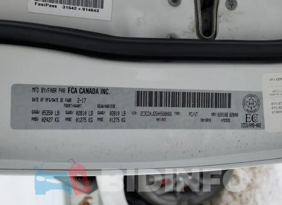 2C3CDXJG5HH568066 Photo# 12