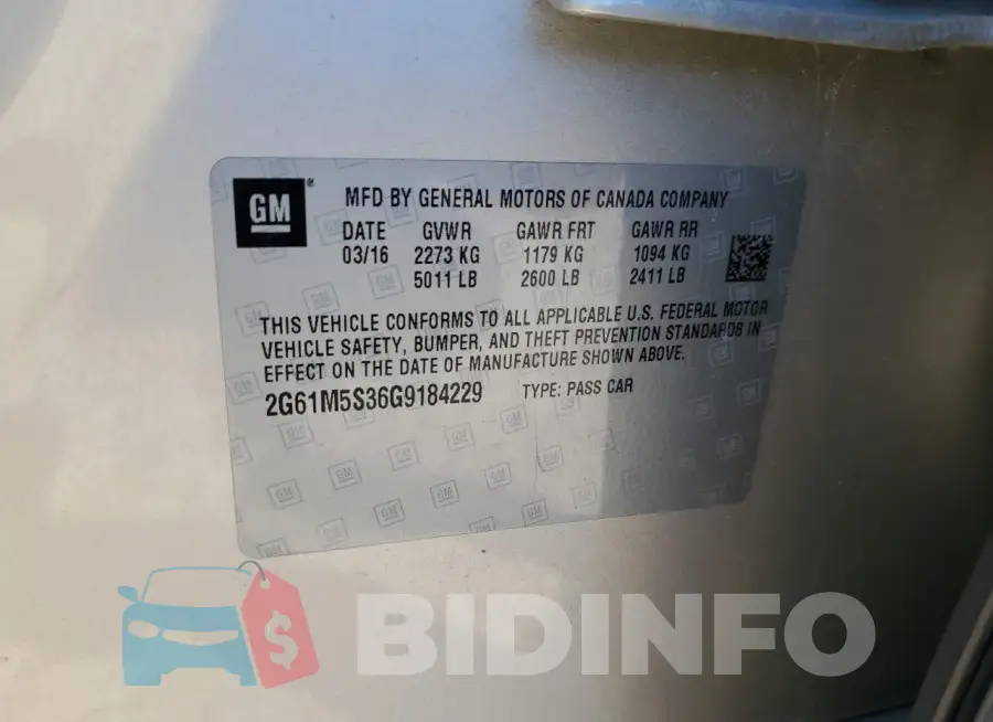 2G61M5S36G9184229 Photo# 12