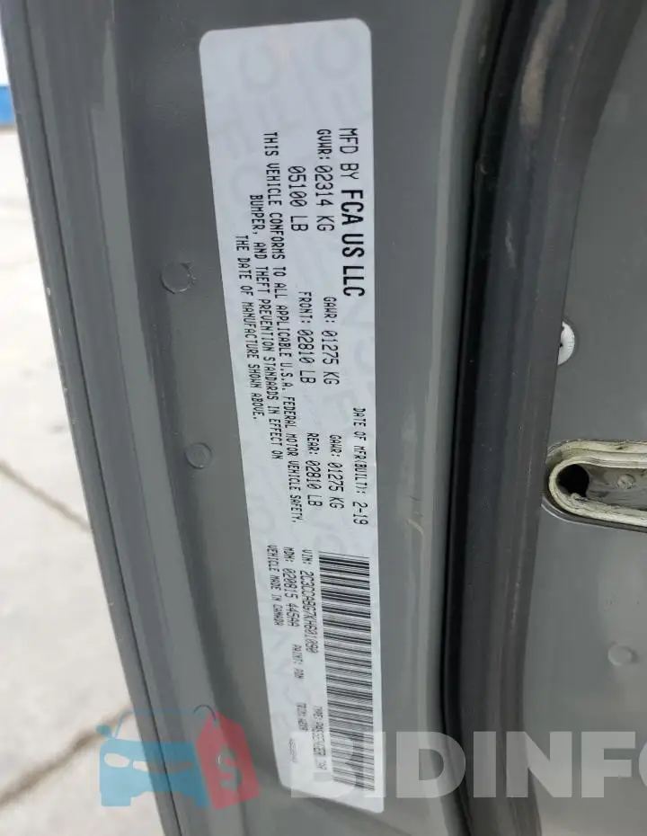 2C3CCABG7KH601090 Photo# 13