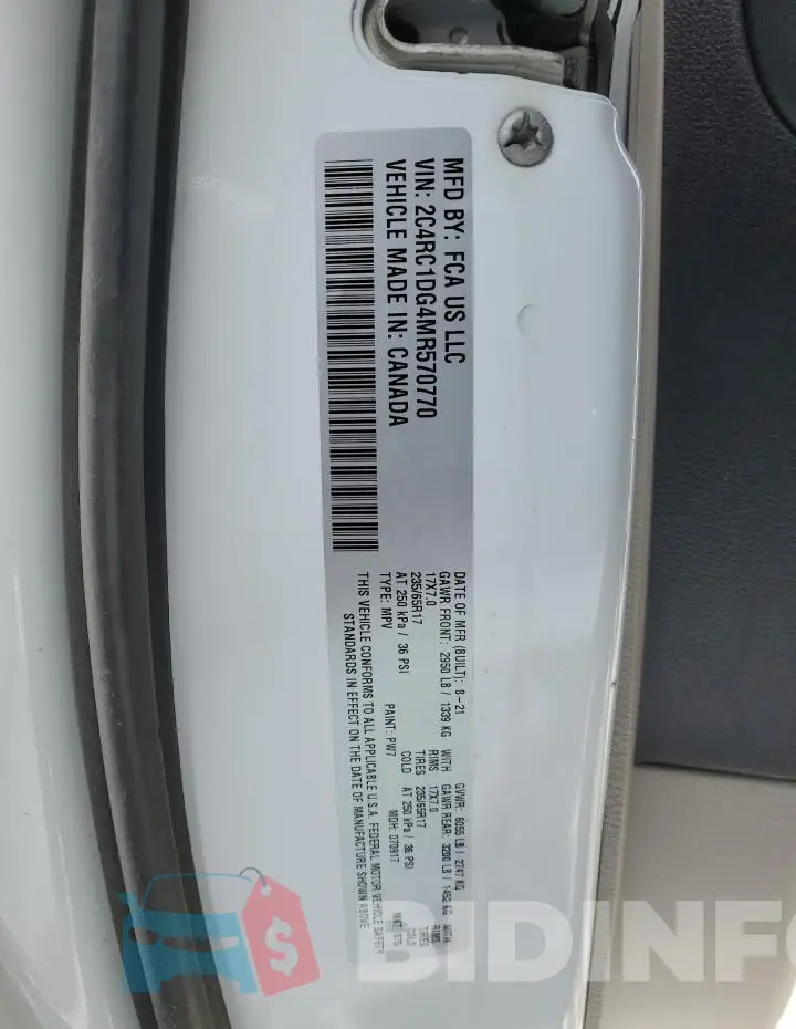 2C4RC1DG4MR570770 Photo# 14